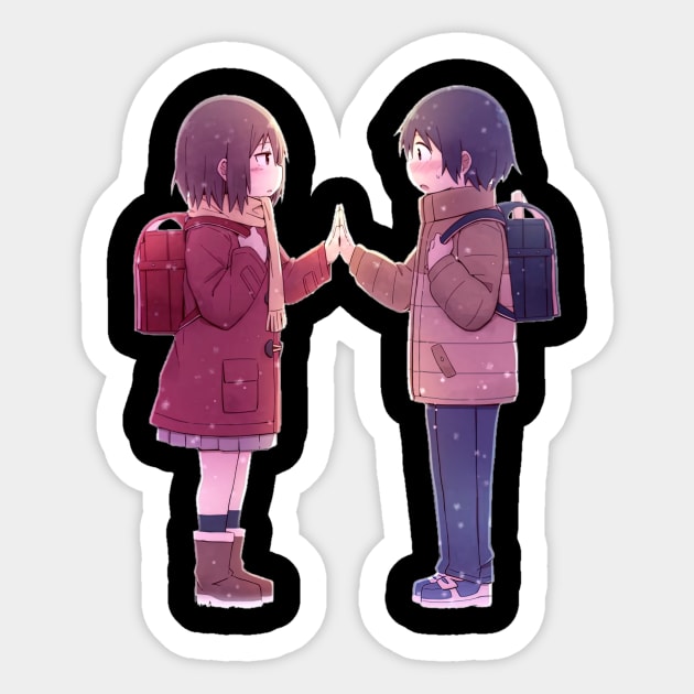 Erased Cute Kayo And Saturo Fanart! Sticker by HammiltenJohn